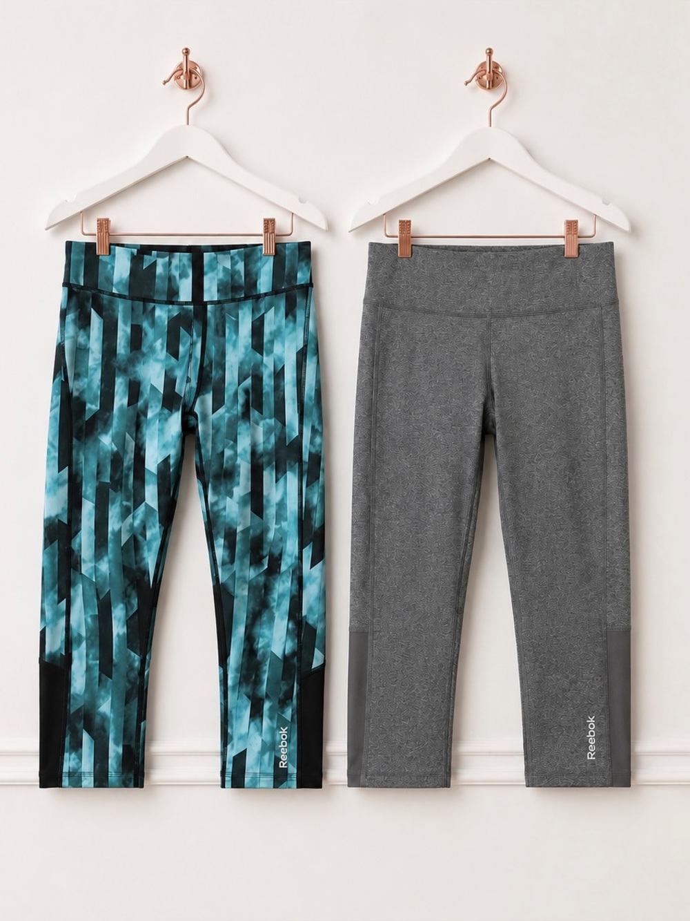 Reebok $100 Womens XS Lot Crop Activewear Athletic Leggings Workout Pants